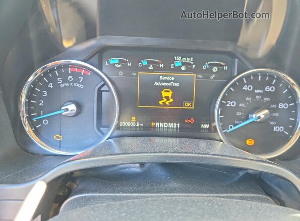 1FT7W2B6XJEB59848 2018 FORD F250 Черный Вид щитка приборов