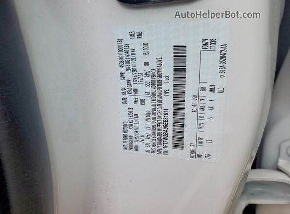 1FT7W2BA0REE81611 2024 FORD F250 White Widok komory silnika