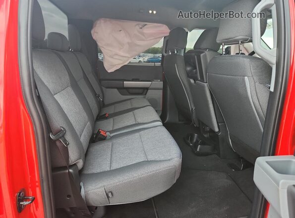 1FT7W2BAXTED01784 2026 FORD F250 Red Вид задніх сидінь