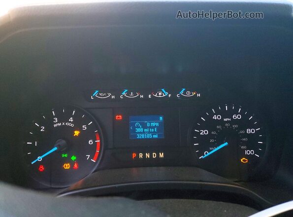 1FT7W2BN0LED94415 2020 FORD F250 Серый Вид щитка приборов