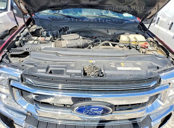 1FT7W2BN1MED77575 2021 FORD F250 Red Widok wnętrza z tyłu