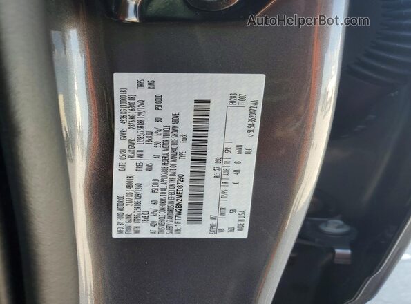 1FT7W2BN2MED87290 2021 FORD F250 Gray Вид наклейки з VIN-кодом