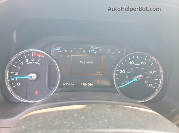 1FT7W2BN2MED87290 2021 FORD F250 Gray Вид щитка приладів