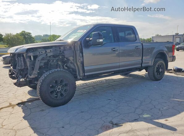 1FT7W2BN2MED87290 2021 FORD F250 Gray Передня ліва чверть