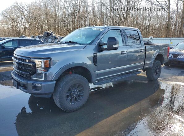 1FT7W2BN4NEE73962 2022 FORD F250 Серый Передняя левая четверть