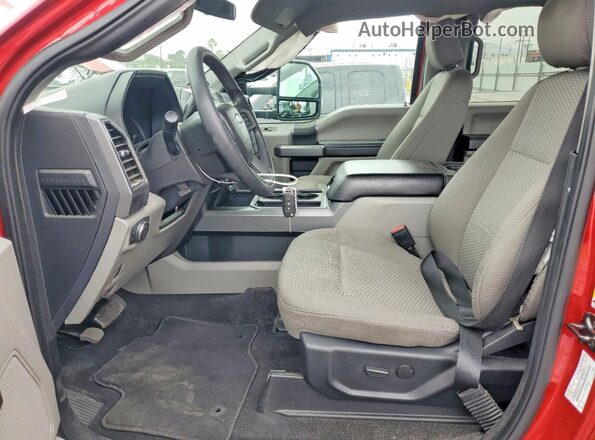 1FT7W2BN5LEC41982 2020 FORD F250 Red Widok wnętrza z przodu