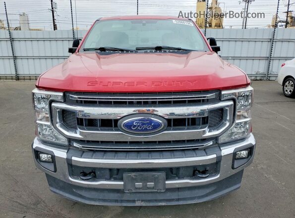 1FT7W2BN5LEC41982 2020 FORD F250 Red Widok z przodu