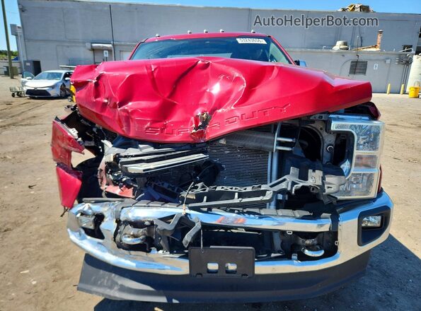 1FT7W2BNXMEE05552 2021 FORD F250 Red Widok z przodu