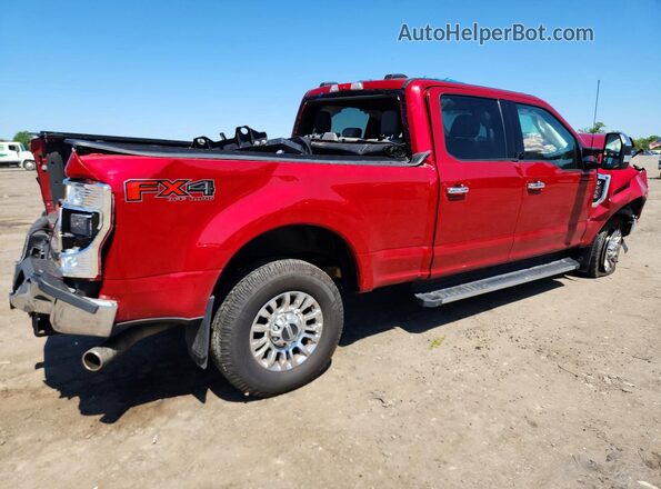 1FT7W2BNXMEE05552 2021 FORD F250 Red Tył prawy