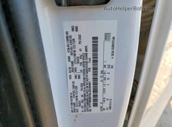 1FT7W2BT0LED35461 2020 FORD F250 White Widok komory silnika