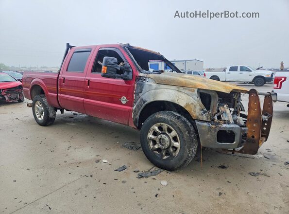 1FT7W2BT1GEC56483 2016 FORD F250 Темно-бордовый Передняя правая четверть