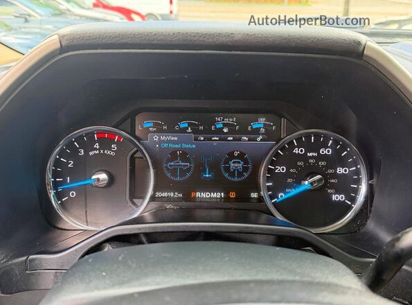 1FT7W2BT1HEC07818 2017 FORD F250 Черный Вид панели приборов