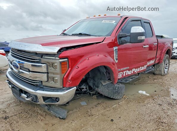 1FT7W2BT1HEE91841 2017 FORD F250 Burgundy Vista tres cuartos delantera izquierda