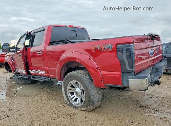 1FT7W2BT1HEE91841 2017 FORD F250 Burgundy Trasero izquierdo