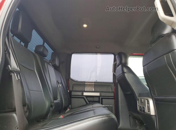 1FT7W2BT1HEE91841 2017 FORD F250 Burgundy Vista de los asientos traseros