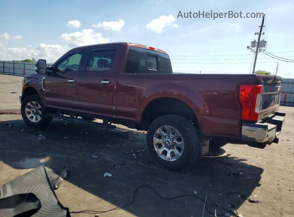 1FT7W2BT1HEE91936 2017 FORD F250 Burgundy Tył lewy