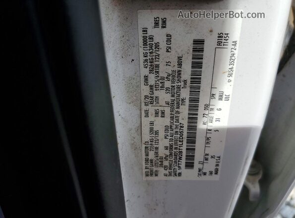 1FT7W2BT1LED05787 2020 FORD F250 White ძრავის განყოფილების ხედი