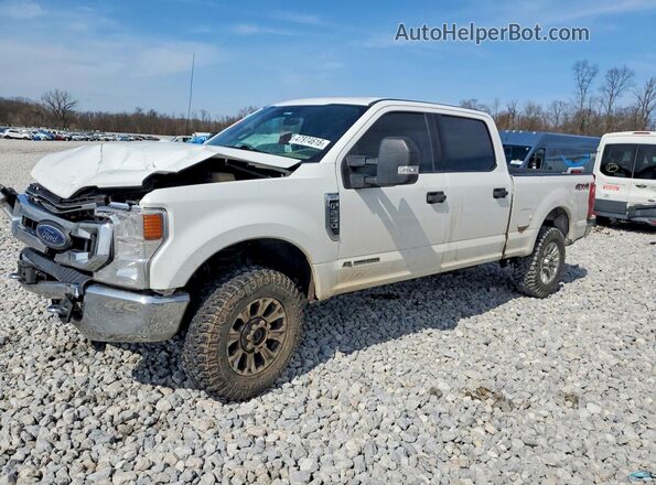 1FT7W2BT1LED05787 2020 FORD F250 White წინა მარცხენა ხედი სამი მეოთხედიდან