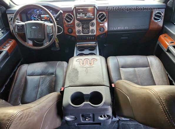 1FT7W2BT3GED23181 2016 FORD F250 Black Vista del salpicadero