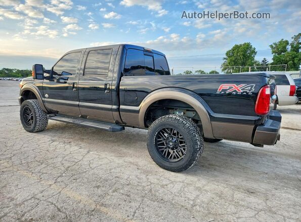 1FT7W2BT3GED23181 2016 FORD F250 Black Trasero izquierdo