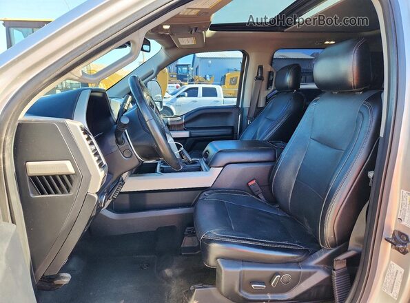 1FT7W2BT3HEC44773 2017 FORD F250 Gray Widok wnętrza z przodu