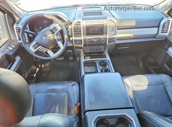 1FT7W2BT3HEC44773 2017 FORD F250 Gray Widok deski rozdzielczej
