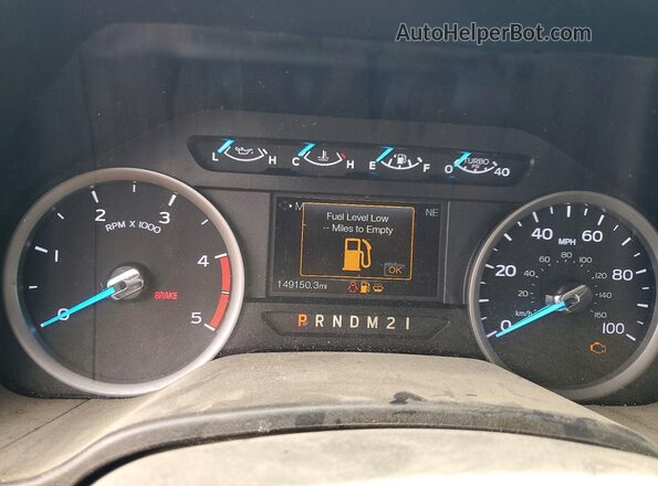 1FT7W2BT3KEC80048 2019 FORD F250 Белый Вид щитка приборов