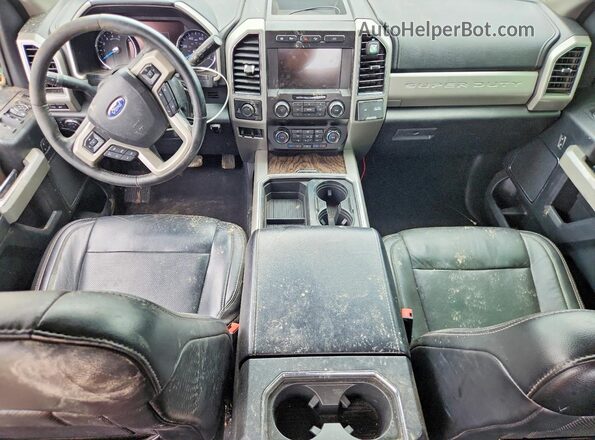 1FT7W2BT3KEG32254 2019 FORD F250 Gray Вид панелі приладів