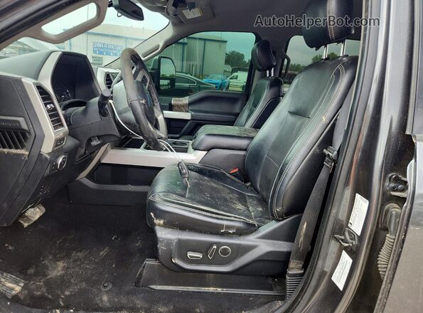 1FT7W2BT3KEG32254 2019 FORD F250 Gray Вид салону спереду