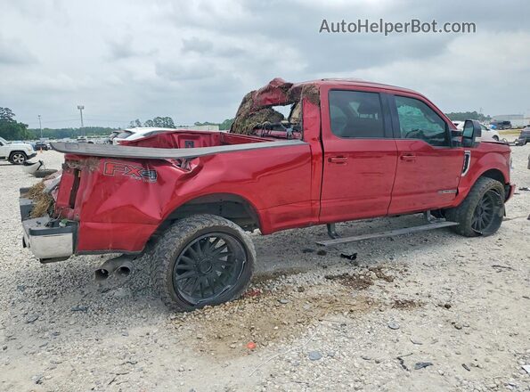 1FT7W2BT4JEC06264 2018 FORD F250 Red Задня права чверть