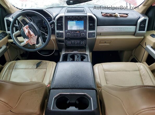 1FT7W2BT4JEC06264 2018 FORD F250 Red Вид панелі приладів