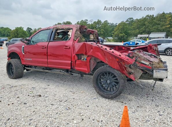 1FT7W2BT4JEC06264 2018 FORD F250 Red Задня ліва чверть