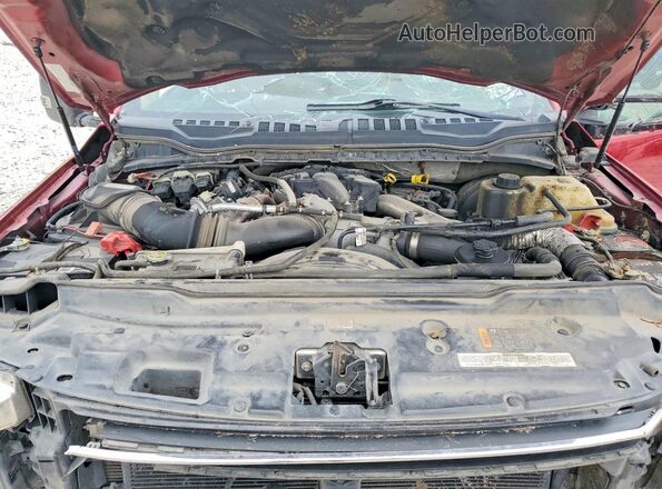 1FT7W2BT4JEC06264 2018 FORD F250 Red Вид задньої частини салону