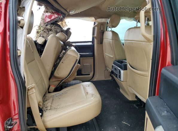 1FT7W2BT4JEC06264 2018 FORD F250 Red Вид задніх сидінь
