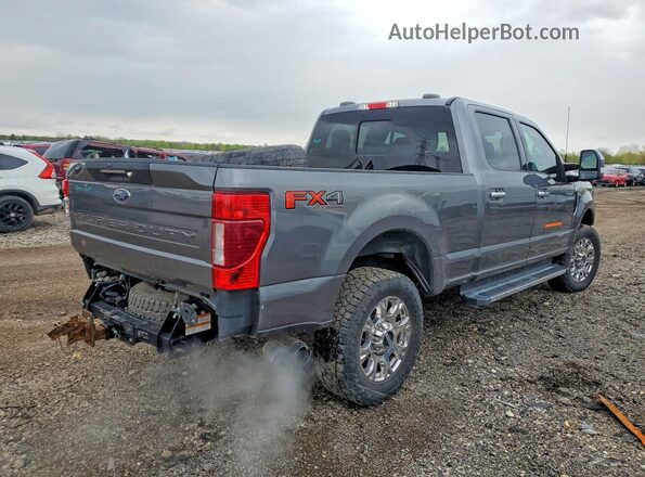 1FT7W2BT4MED87452 2021 FORD F250 Серебряный Задняя правая четверть