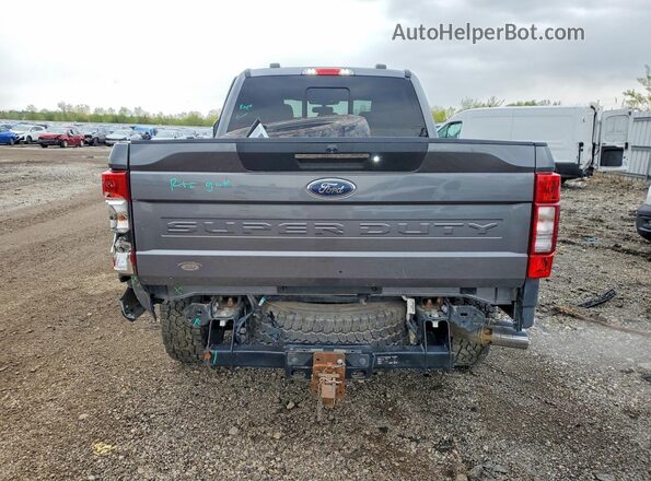 1FT7W2BT4MED87452 2021 FORD F250 Серебряный Вид сзади