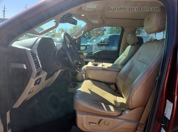 1FT7W2BT5HED26343 2017 FORD F250 Maroon წინა ხედი