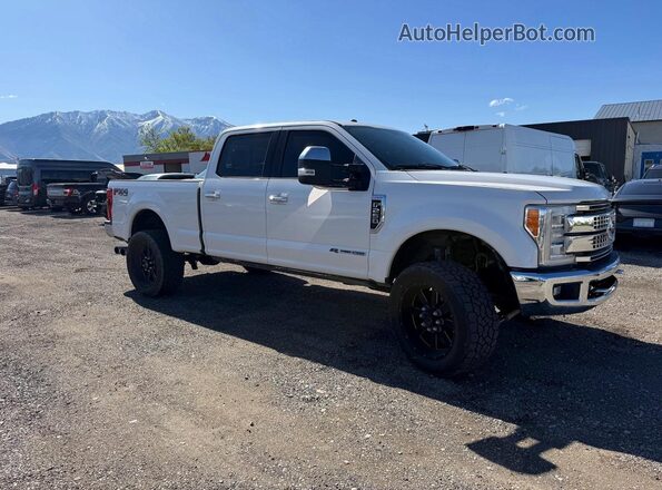 1FT7W2BT5HEE12459 2017 FORD F250 White Vista tres cuartos delantera izquierda