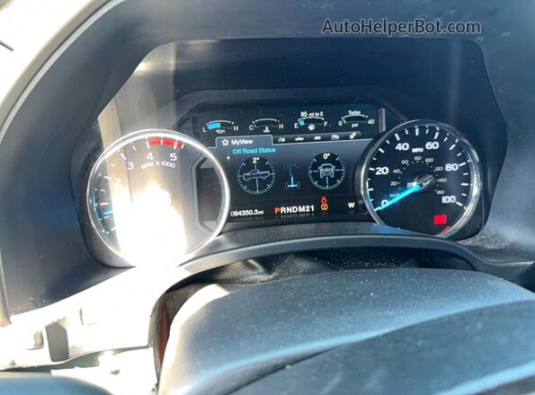 1FT7W2BT5HEE12459 2017 FORD F250 White Vista del salpicadero