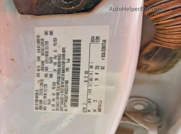 1FT7W2BT5KEC31160 2019 FORD F250 White ძრავის განყოფილების ხედი