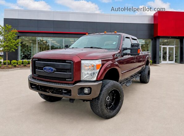 1FT7W2BT6GEB02576 2016 FORD F250 Бордовый Задняя левая четверть