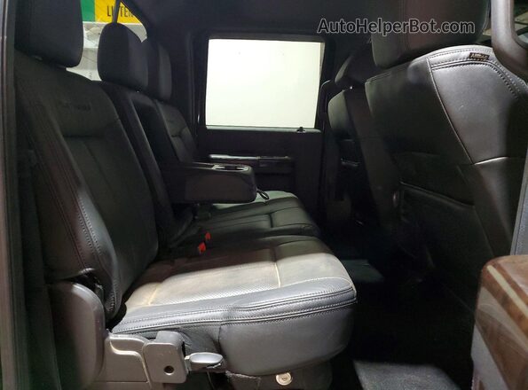 1FT7W2BT7GEC09958 2016 FORD F250 Черный Вид задних сидений