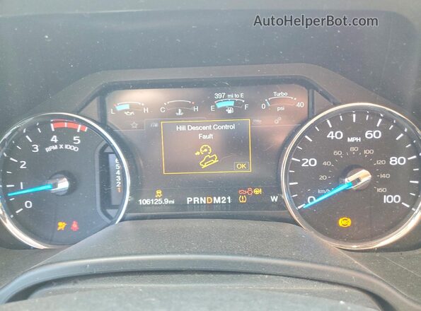 1FT7W2BT7HED75771 2017 FORD F250 Красный Вид щитка приборов