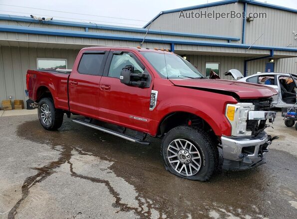1FT7W2BT7HED75771 2017 FORD F250 Красный Передняя правая четверть