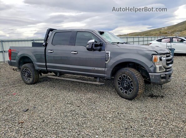 1FT7W2BT7LED48028 2020 FORD F250 Gray Передня права чверть