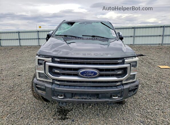 1FT7W2BT7LED48028 2020 FORD F250 Gray Вид спереду