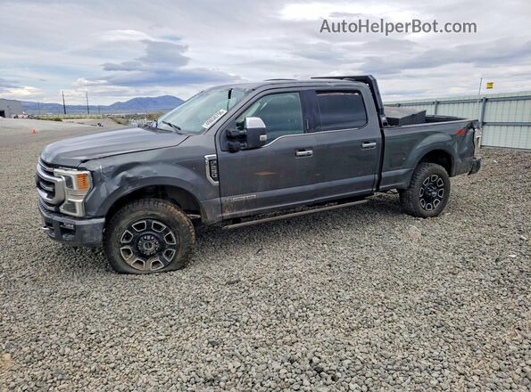 1FT7W2BT7LED48028 2020 FORD F250 Gray Передня ліва чверть