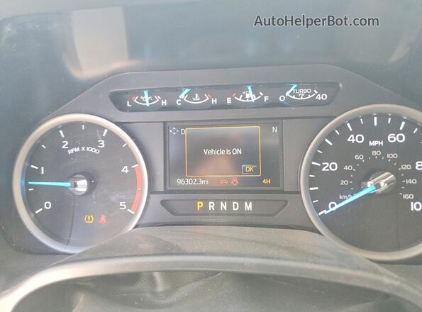 1FT7W2BT7LED65735 2020 FORD F250 White Вид щитка приладів