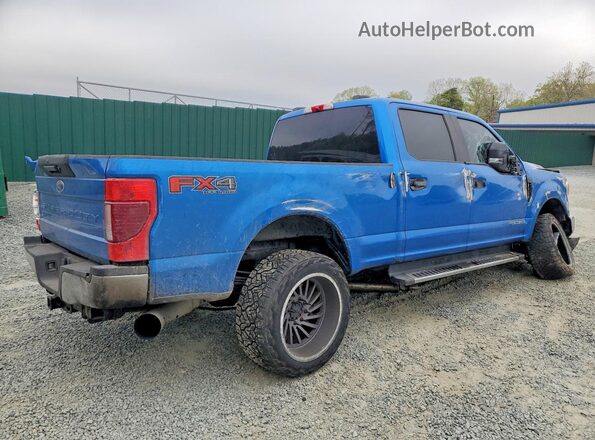 1FT7W2BT7LEE93120 2020 FORD F250 Синий Задняя правая четверть
