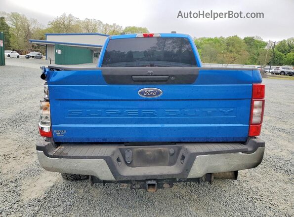 1FT7W2BT7LEE93120 2020 FORD F250 Синий Вид сзади